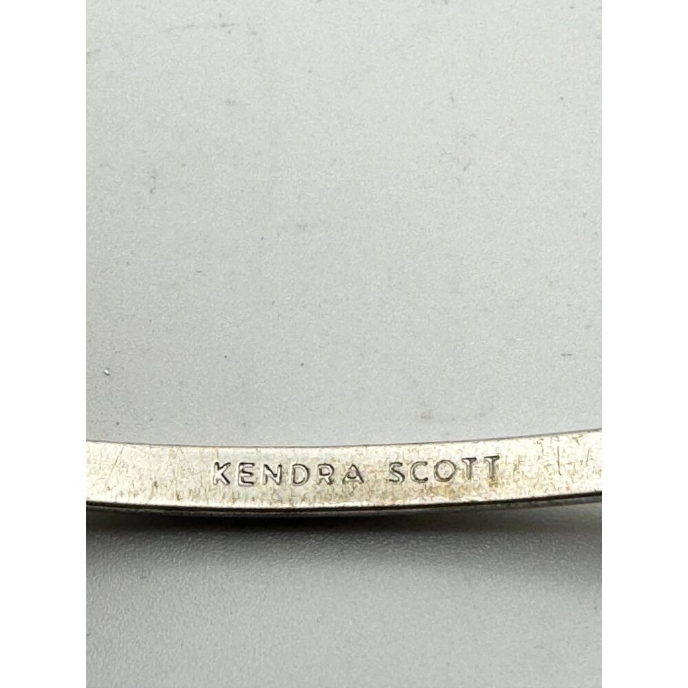 Kendra Scott Silver Cuff Bracelet With Blue Gemstones - Picture 4 of 11